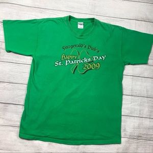 Vintage St Patricks Day SW Florida’s Fitzgerald's Pub T-Shirt Sz Large